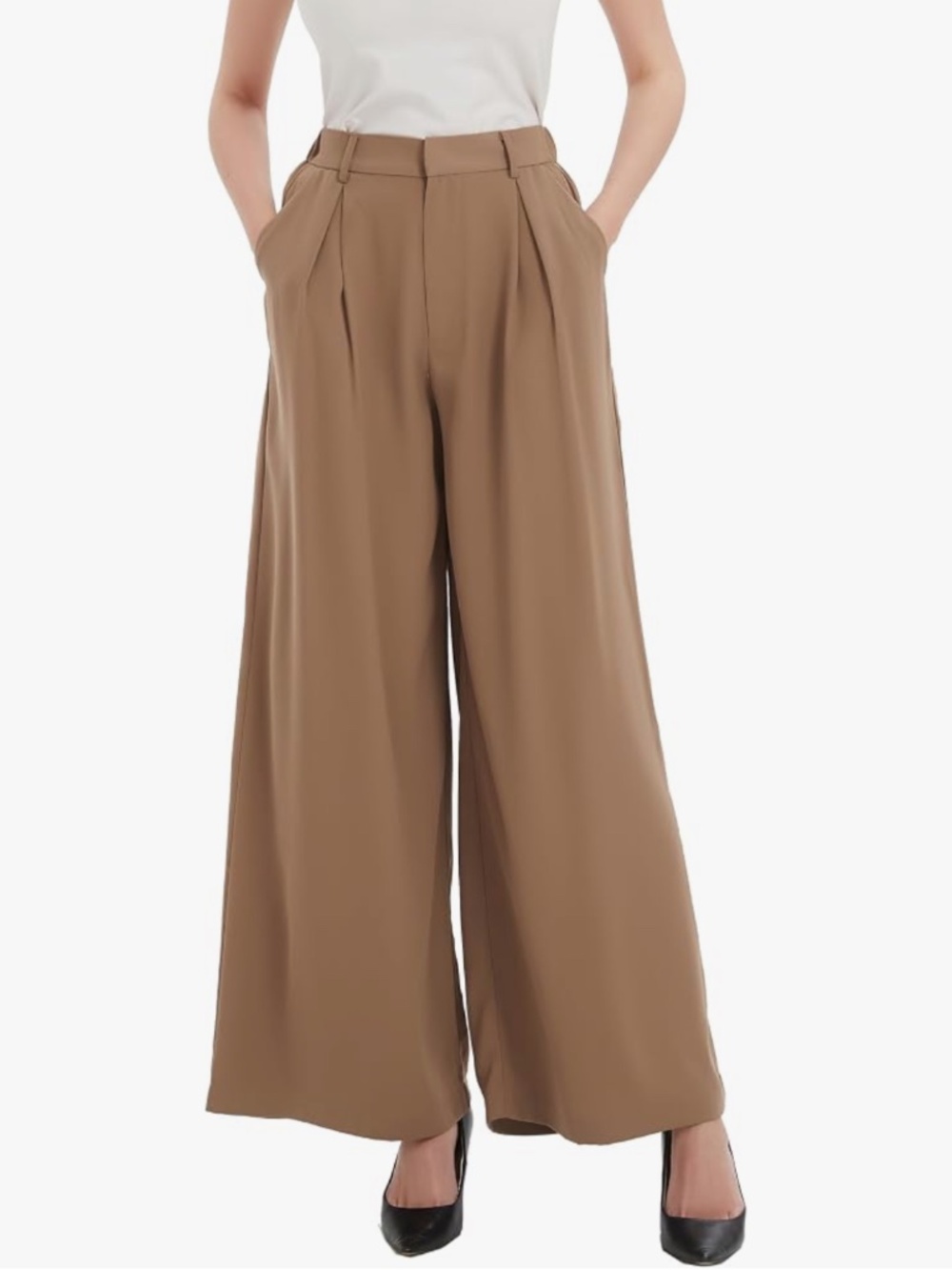 Tronjori Palazzo Wide Leg Pants/Trousers | Size S